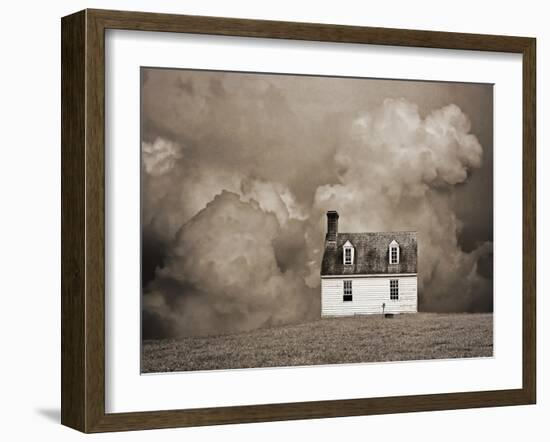 Lone House in Brown-Brooke T. Ryan-Framed Photographic Print