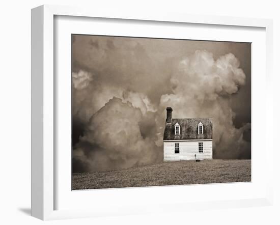 Lone House in Brown-Brooke T. Ryan-Framed Photographic Print