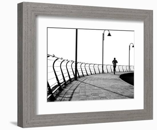 Lone Jogger-RobWilson-Framed Photographic Print