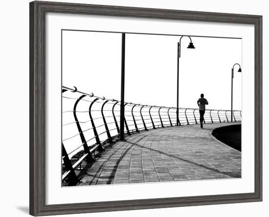 Lone Jogger-RobWilson-Framed Photographic Print