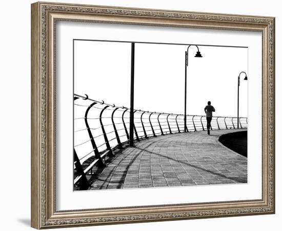 Lone Jogger-RobWilson-Framed Photographic Print