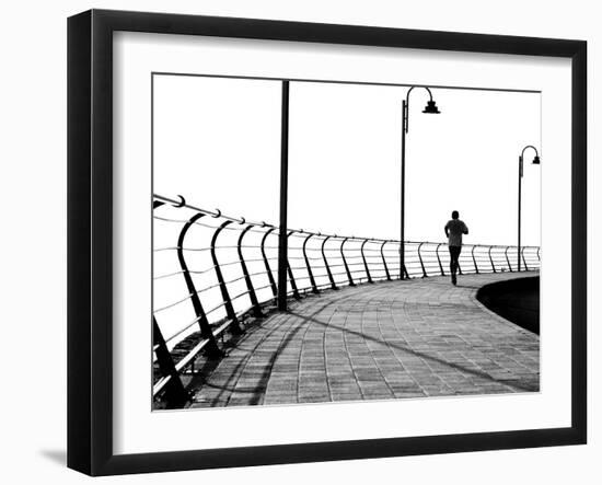 Lone Jogger-RobWilson-Framed Photographic Print