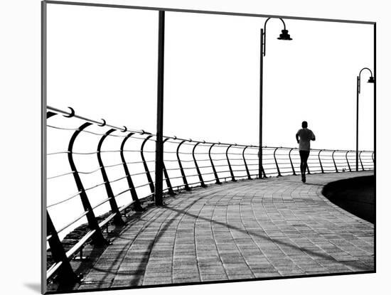 Lone Jogger-RobWilson-Mounted Photographic Print