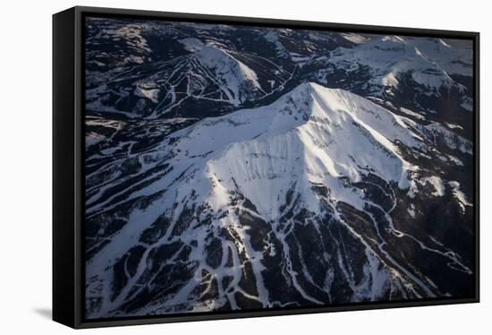 Lone Peak Big Sky Resort, Montana-Ryan Krueger-Framed Stretched Canvas