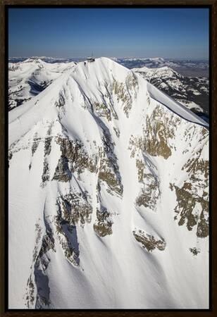 'Lone Peak Seen From The Air Big Sky Resort, Montana ...