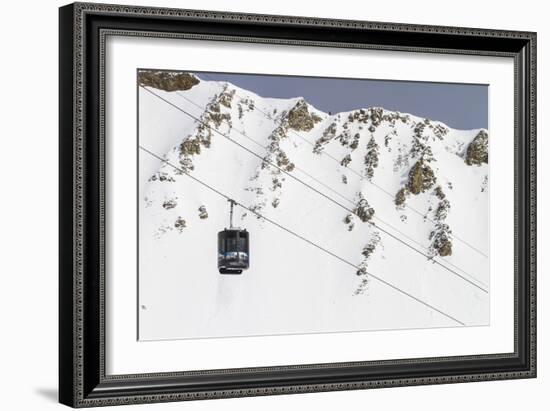 Lone Peak Tram, Big Sky Resort, Montana-Ryan Krueger-Framed Photographic Print