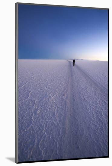 Lone Person in Distance Walks-Kim Walker-Mounted Photographic Print