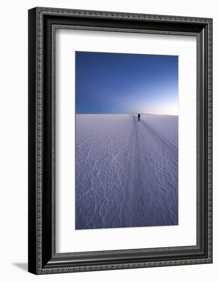 Lone Person in Distance Walks-Kim Walker-Framed Photographic Print