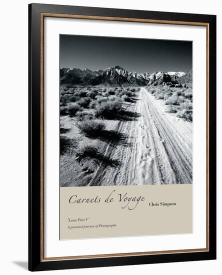 Lone Pine V-Chris Simpson-Framed Giclee Print