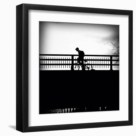 Lone Rider-Jean-François Dupuis-Framed Art Print