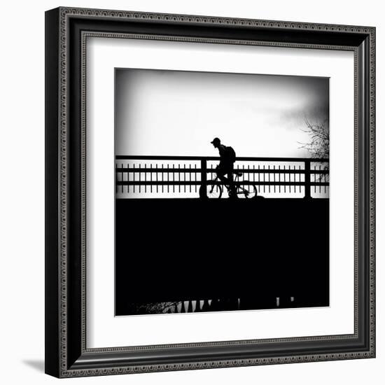 Lone Rider-Jean-François Dupuis-Framed Art Print