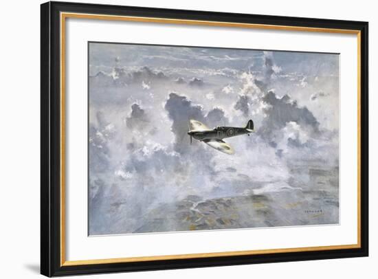 Lone Spitfire-Gerald Coulson-Framed Premium Giclee Print