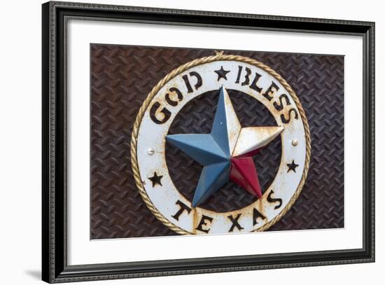 Lone Star of Texas, John Mueller Meat Company, Austin, Texas, USA-Chuck Haney-Framed Photographic Print