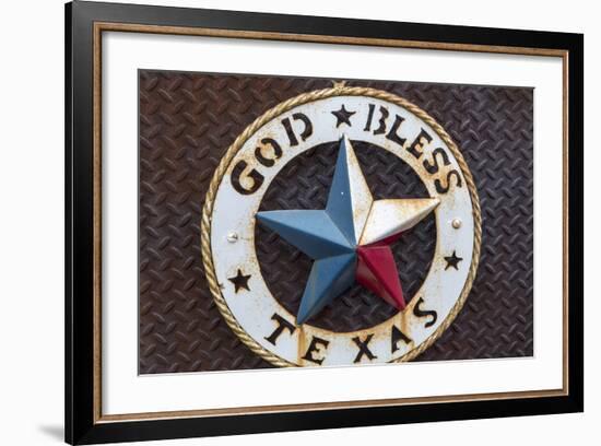 Lone Star of Texas, John Mueller Meat Company, Austin, Texas, USA-Chuck Haney-Framed Photographic Print