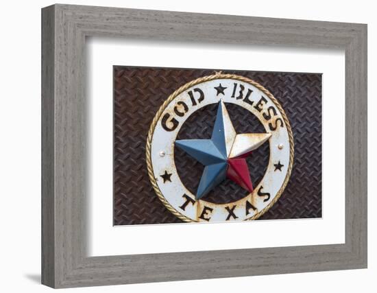 Lone Star of Texas, John Mueller Meat Company, Austin, Texas, USA-Chuck Haney-Framed Photographic Print