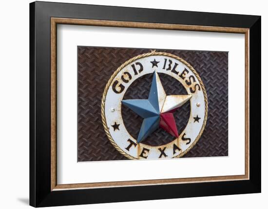 Lone Star of Texas, John Mueller Meat Company, Austin, Texas, USA-Chuck Haney-Framed Photographic Print