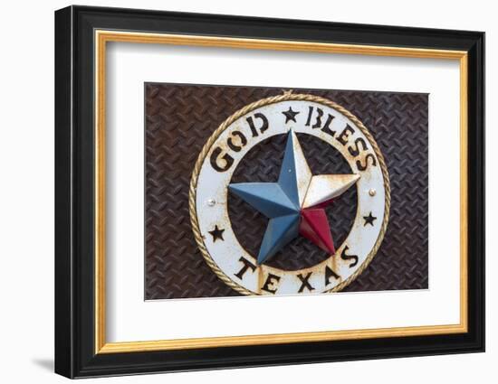 Lone Star of Texas, John Mueller Meat Company, Austin, Texas, USA-Chuck Haney-Framed Photographic Print