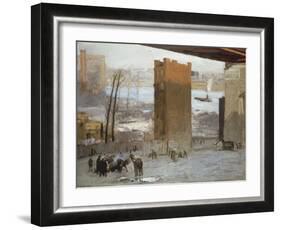 Lone Tenament-George Bellows-Framed Giclee Print
