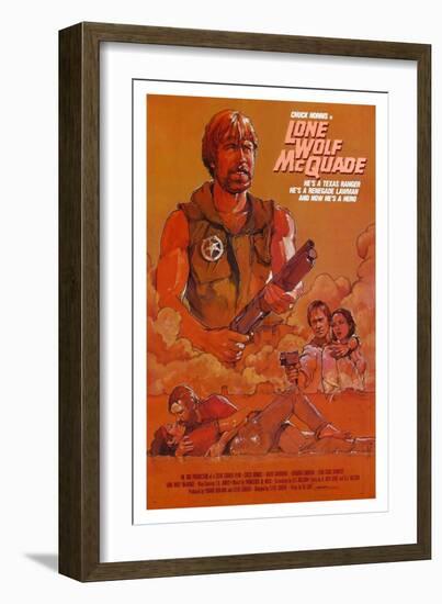 LONE WOLF MCQUADE [1983], directed by STEVE CARVER.-null-Framed Giclee Print