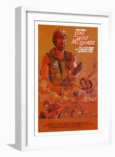 LONE WOLF MCQUADE [1983], directed by STEVE CARVER.-null-Framed Giclee Print