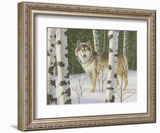 Lone Wolf-William Vanderdasson-Framed Giclee Print