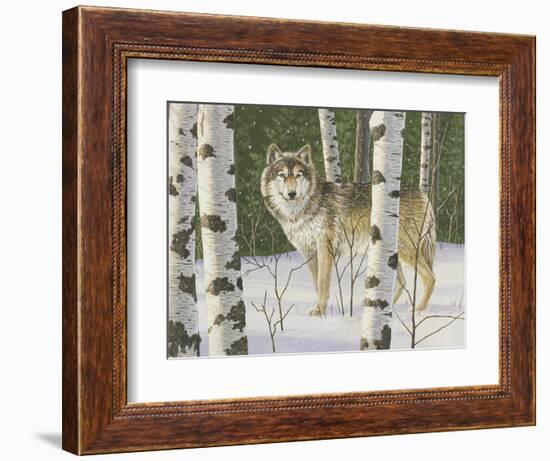 Lone Wolf-William Vanderdasson-Framed Giclee Print