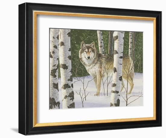 Lone Wolf-William Vanderdasson-Framed Giclee Print