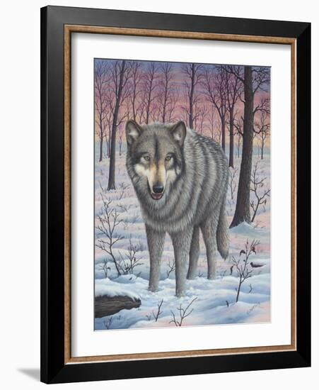 Lone Wolf-Robert Wavra-Framed Giclee Print