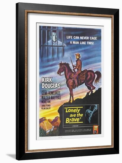 Lonely are the Brave-null-Framed Premium Giclee Print