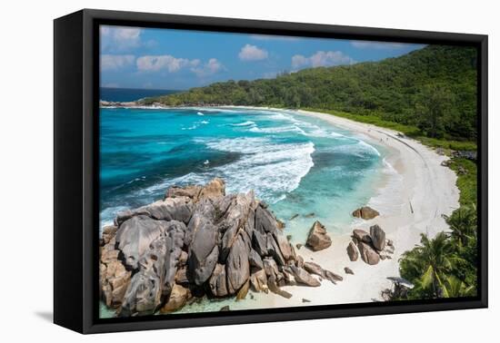 Lonely beach-Marco Carmassi-Framed Premier Image Canvas