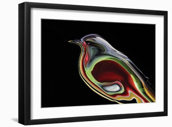 Lonely Bird-Rabi Khan-Framed Art Print