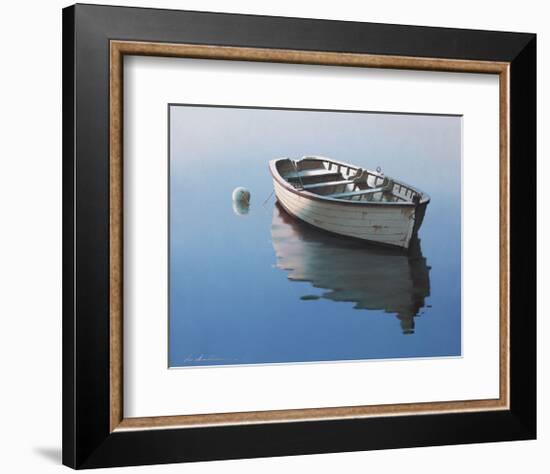 Lonely Boat-Zhen-Huan Lu-Framed Art Print