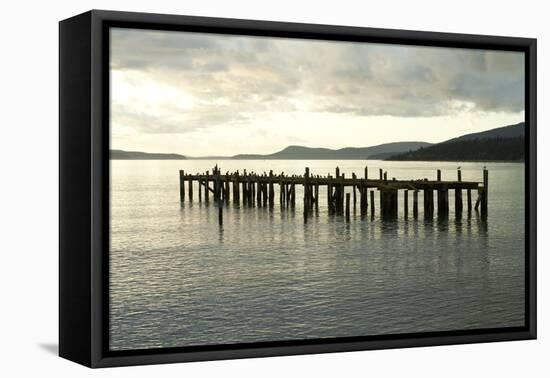 Lonely Dock-Dana Styber-Framed Premier Image Canvas