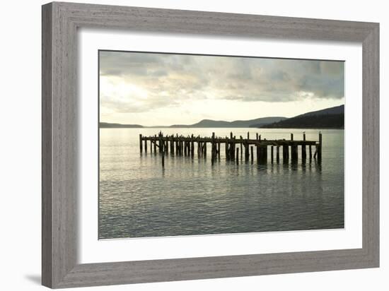 Lonely Dock-Dana Styber-Framed Photographic Print