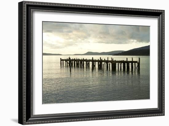 Lonely Dock-Dana Styber-Framed Photographic Print