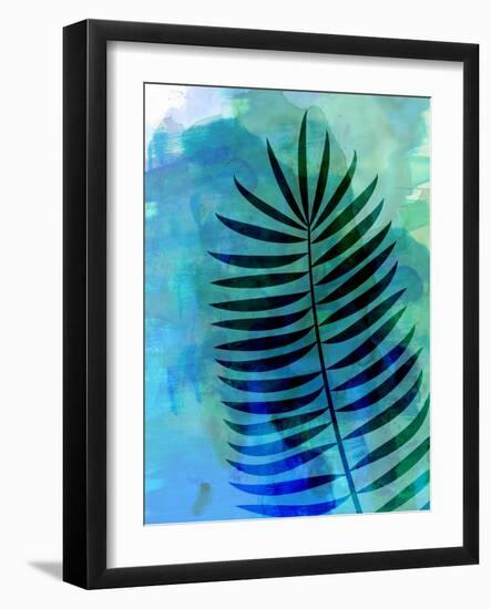 Lonely Leaf Watercolor II-Jasmine Woods-Framed Art Print