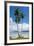 Lonely Palm Tree in the Marovo Lagoon, Solomon Islands, Pacific-Michael Runkel-Framed Photographic Print