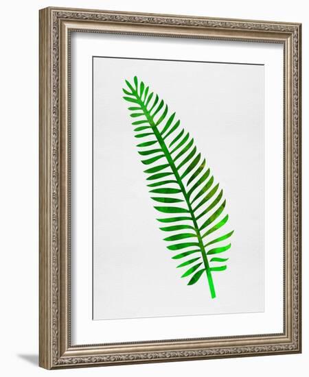 Lonely Tropical Leaf II-Jasmine Woods-Framed Art Print