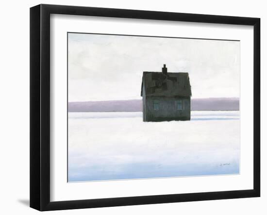 Lonely Winter Landscape II-James Wiens-Framed Art Print