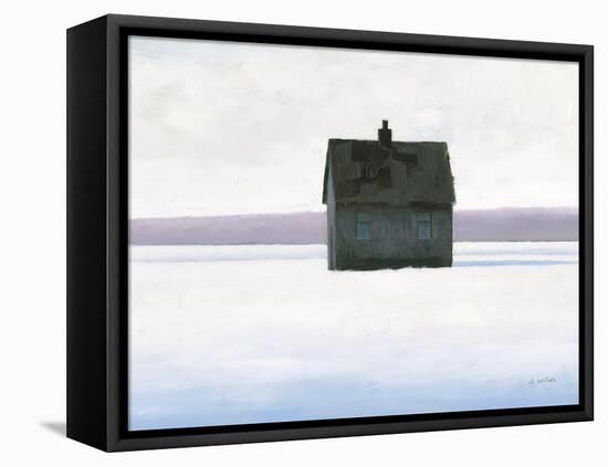 Lonely Winter Landscape II-James Wiens-Framed Stretched Canvas