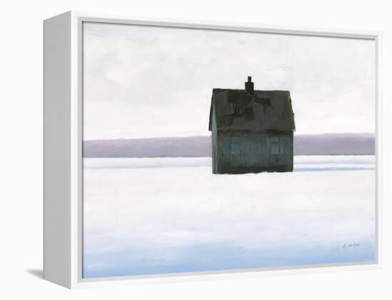 Lonely Winter Landscape II-James Wiens-Framed Stretched Canvas