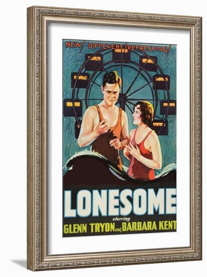 Lonesome-null-Framed Art Print