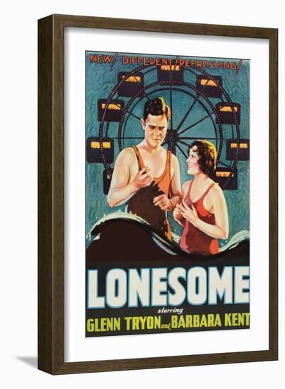 Lonesome-null-Framed Art Print