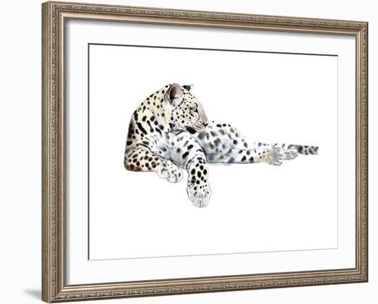 Long (Arabian Leopard), 2015-Mark Adlington-Framed Giclee Print