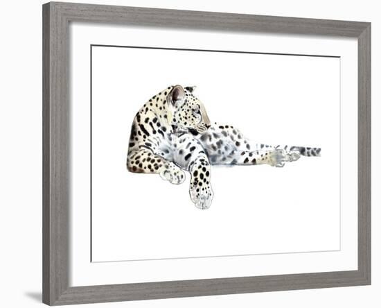 Long (Arabian Leopard), 2015-Mark Adlington-Framed Giclee Print