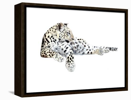 Long (Arabian Leopard), 2015-Mark Adlington-Framed Premier Image Canvas