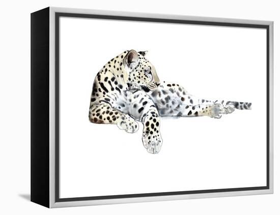 Long (Arabian Leopard), 2015-Mark Adlington-Framed Premier Image Canvas