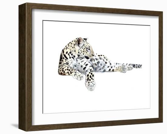 Long (Arabian Leopard), 2015-Mark Adlington-Framed Giclee Print