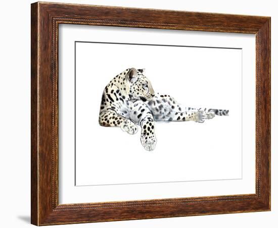 Long (Arabian Leopard), 2015-Mark Adlington-Framed Giclee Print