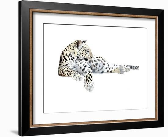 Long (Arabian Leopard), 2015-Mark Adlington-Framed Giclee Print